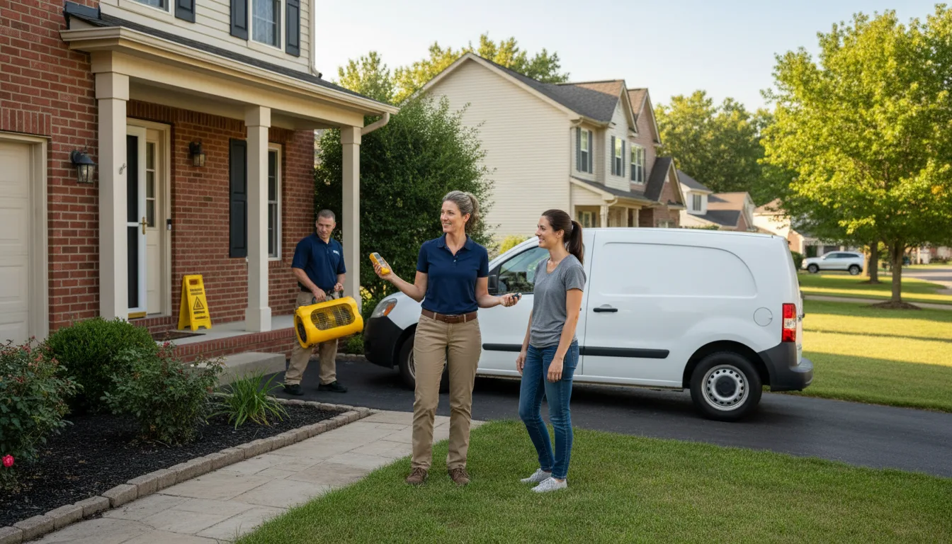 Water restoration image for Fire And Smoke Damage Restoration in Bondsville, MA